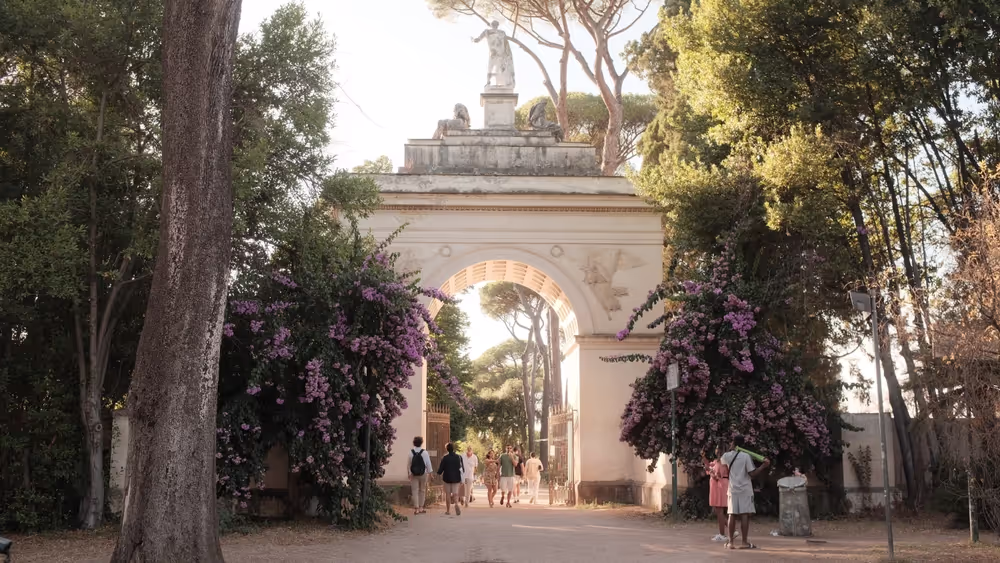 The Villa Borghese Gardens